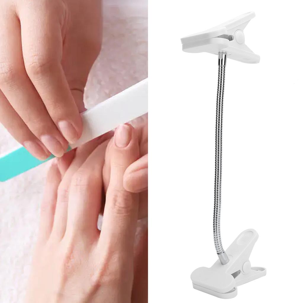 Nail Art Hand Model Holder Flexible Nail Practice Hand Fixing Clamp Clip Manicure Tool