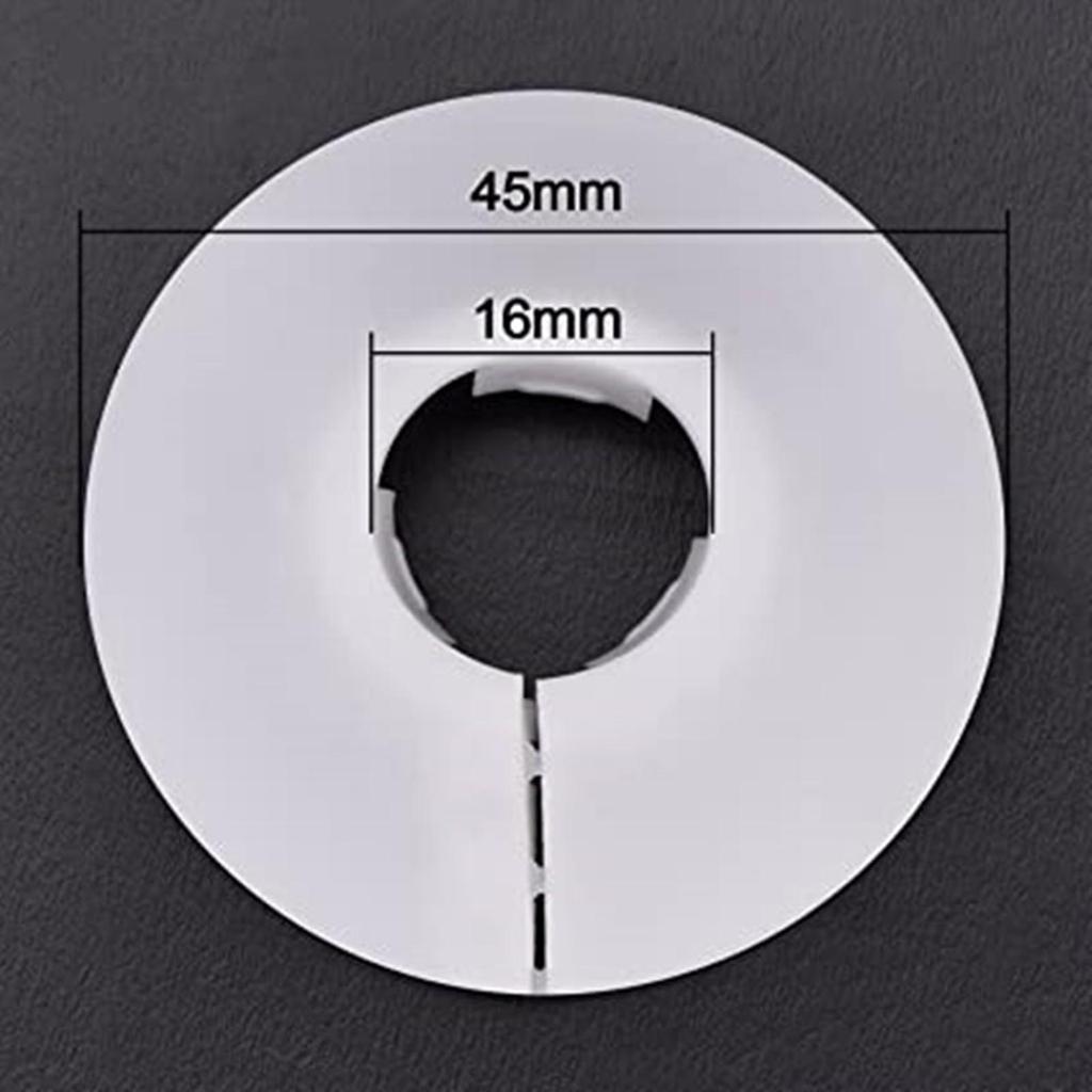 2 sztuki Osłona kołnierza rury Dekoracyjny profesjonalny kołnierz na rury grzewcze Zawory kątowe Rury gazowe Konserwatorium Piwnica