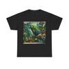 Unisex Adult T Shirt Parrot Urban Jungle Graffiti Artwork