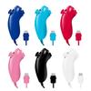 For Wii/Wii U Wireless Controller Set – Left Nunchuk Joystick / Right Vibration Remote with Silicone Cover & Wrist Strap