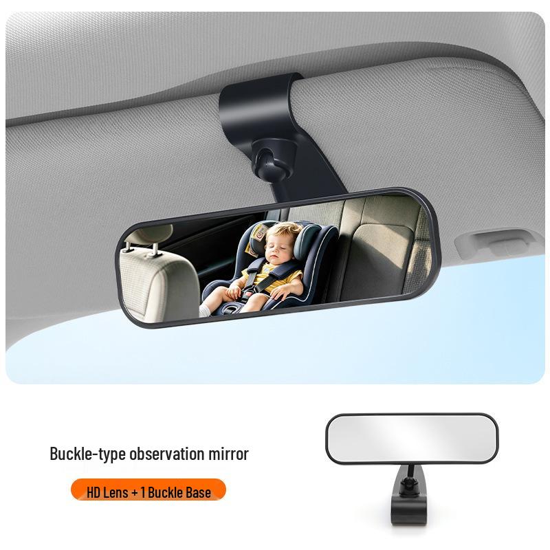 Universal Wide-Angle Rearview Mirror: In-Car Baby Observation & Reversing Mirror