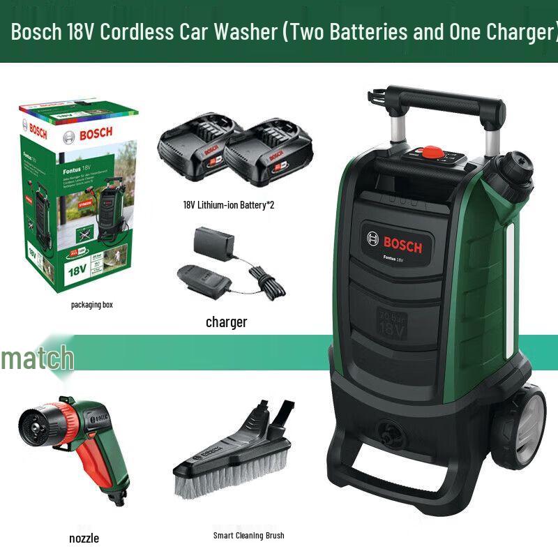Bosch 18V Cordless Car Washer CN plug (adapter included)