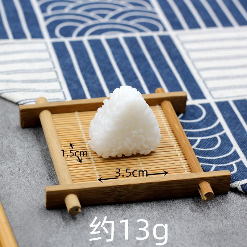 Simulation Sushi Rice Fake Food Model Salmon Japanese Restaurant Window Display Photography Prop Home Decor