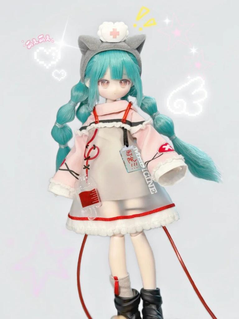 Authentic Inedible Dolls  8 Points Implanted Hair Bjd Doll Cute Mysterious Anime Figure Desk Decoration Trendy Toy Gift