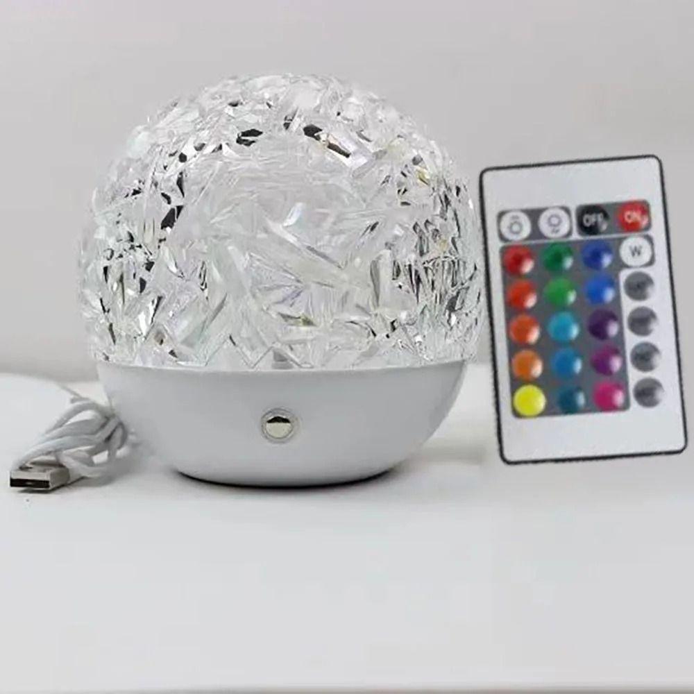 Remote Controls LED Spherical Night Light Aurora Water Ripple Projector  Home Ambiances