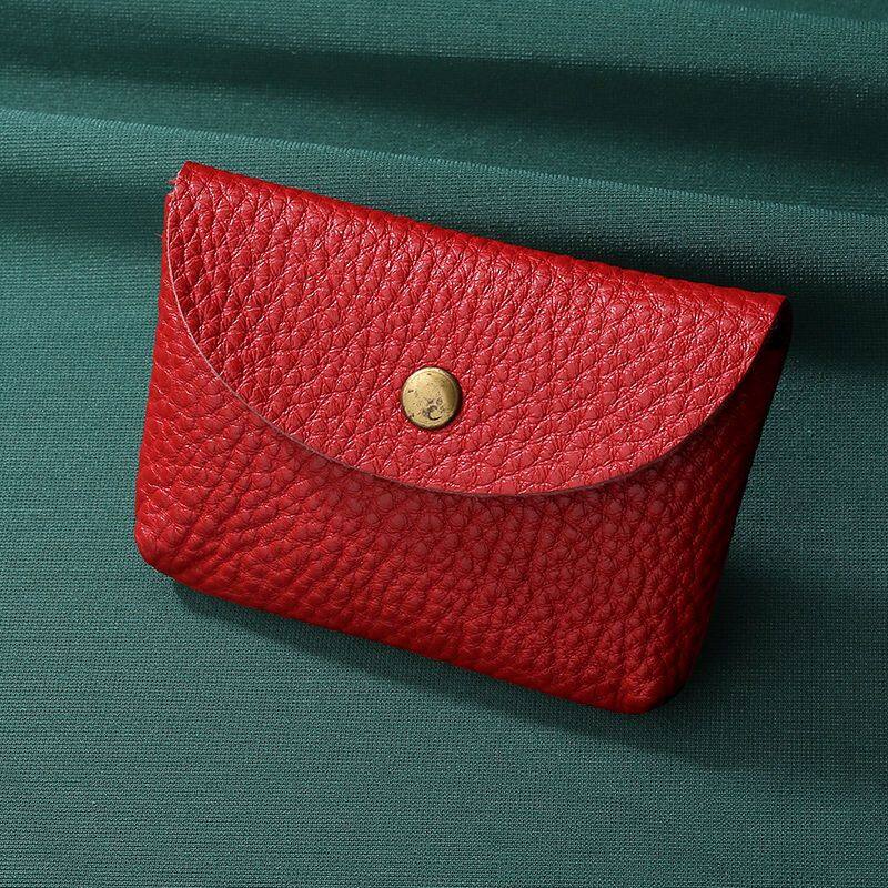 Wysokiej jakości etui na karty kredytowe Minimalistyczne miękkie prawdziwe skóra bydlęca podróżne etui na drobne karty klucze monety etui dla kobiet i mężczyzn