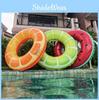 Pvc Cartoon Kids Inflatable Swimming Ring Watermelon Lifebuoy Swim Toy 50/60/70/80/90cm
