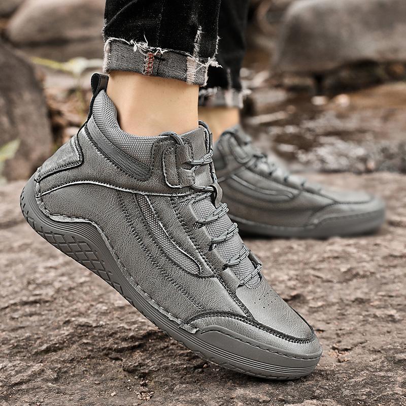 New Winter Warm Men Snow Boots High Quality Comfortable Men's Ankle Boots Winter Plush Warm Men Shoes Outdoor Casual Sneakers