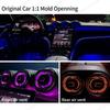 Hot Interior Mouldings 64 Colors Air Vent Ambient Light for Mercedes-Benz C-Class W206 2022 X254 Car RGB Turbine Air Conditionin