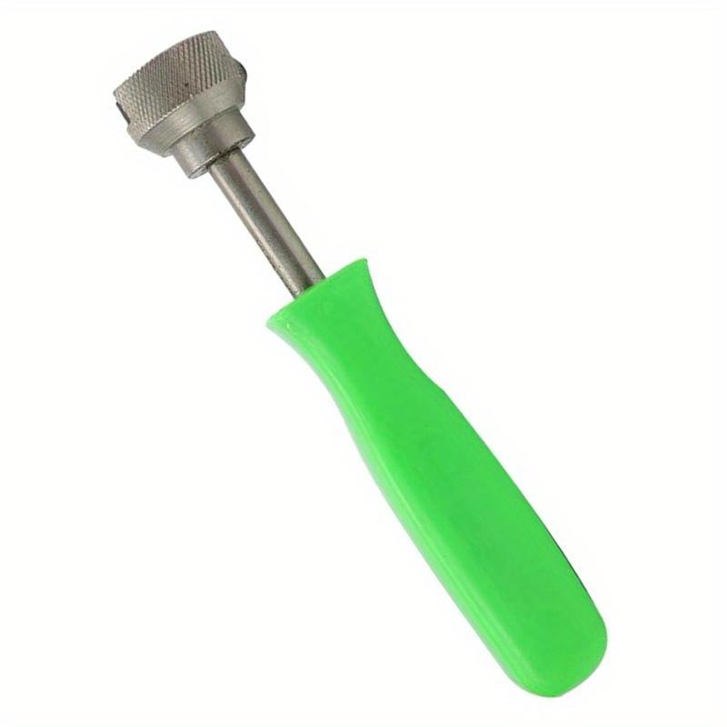 

Heavy duty iron brake adjuster tool set with groove sleeve and spring washer installation and removal function зелений