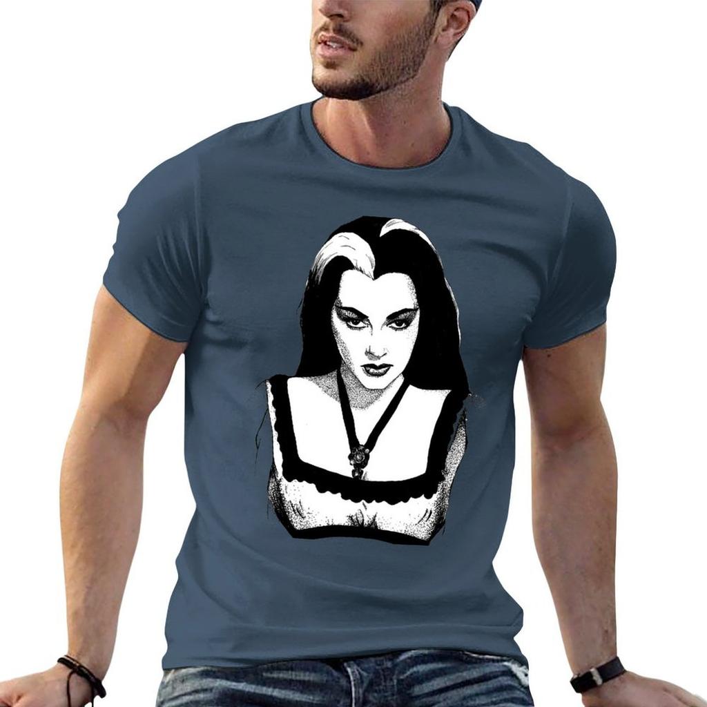 Lily Munster TShirt Unisex t shirts high quality luxury brand Unisexs graphic t shirts cotton tshirt  Tshirt