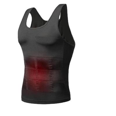 Men's Sleeveless Slimming Vest: Body Shaper & Tummy Control for Fitness