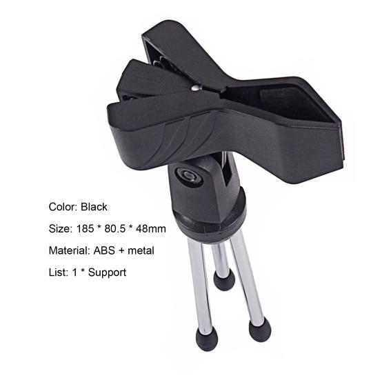 Microphone Stand Universal Shockproof Adjustable Desktop Microphone Tripod Clip Holder for Broadcast