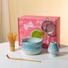 Set Matcha Set Frusta Matcha, Set Matcha in Ceramica 5 Pezzi Kit Matcha Per Amanti del Matcha Kit Matcha