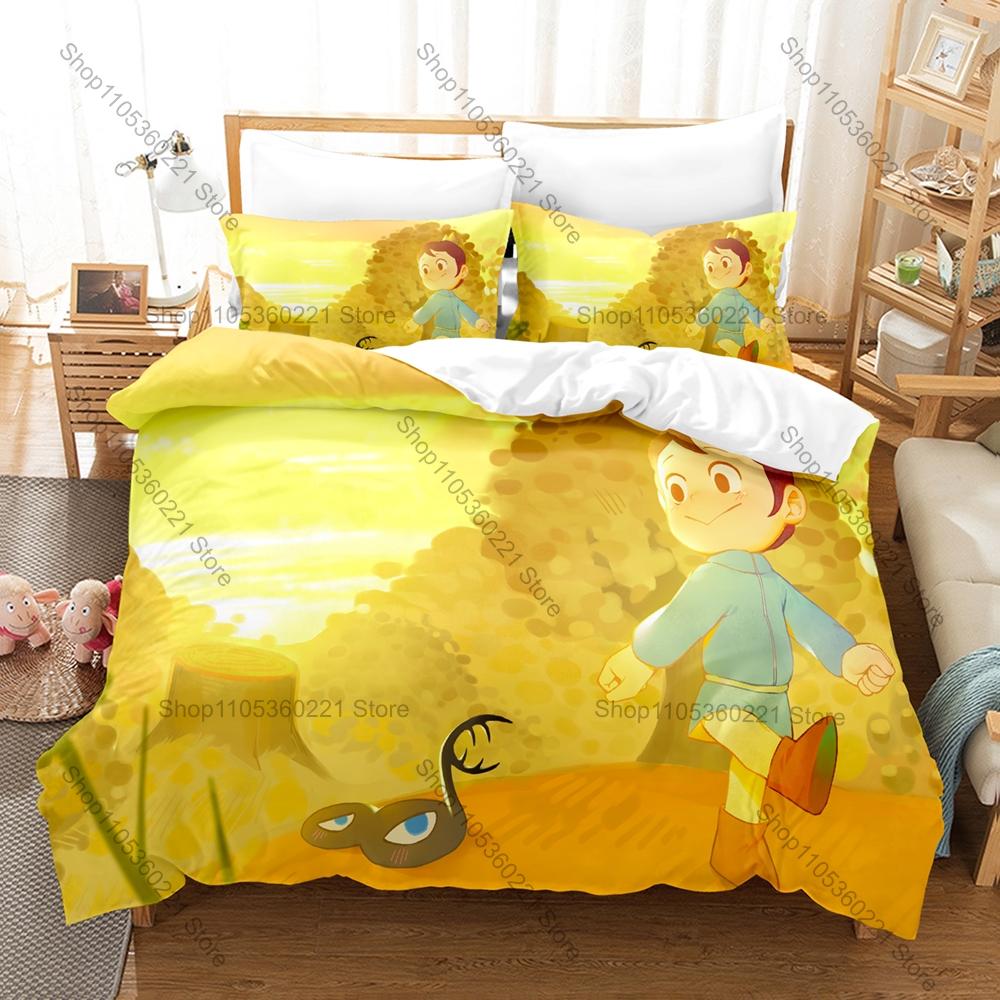 Cool Anime Ranking of Kings Bedding Set Duvet Cover + 2 Pillowcases Lovely Cartoon Pattern Comfortable Bed Linens