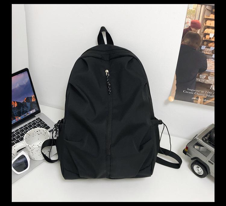 Schoolbag new backpack trendy fashion large capacity schoolbag college students casual simple lightweight travel backpack men