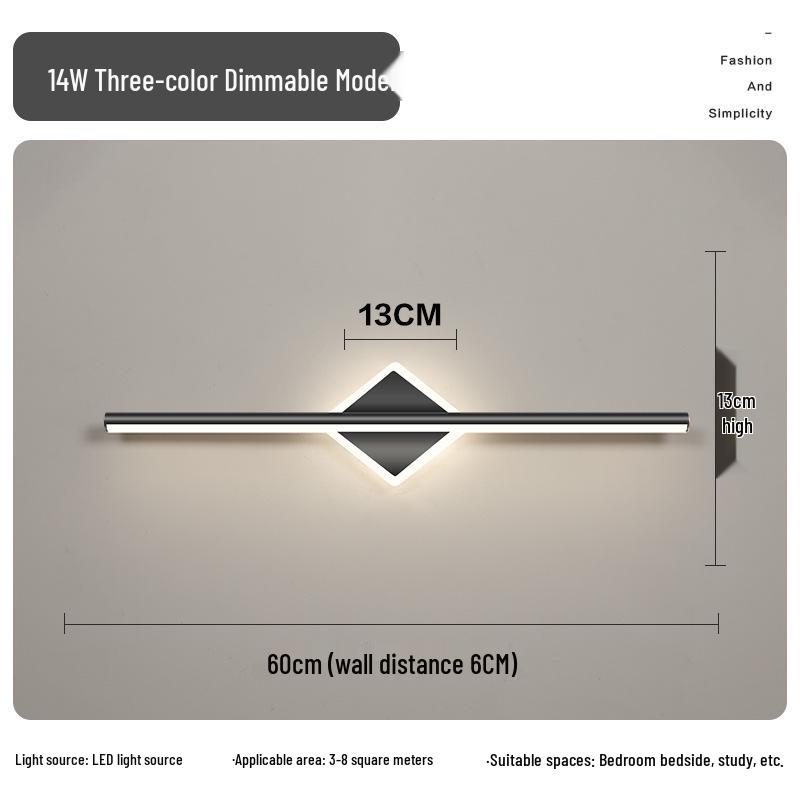 Modern LED Vanity Mirror Light: Simple Bathroom Wall Lamp for Makeup & Cabinet Illumination