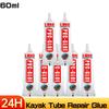 60ML PVC Adhesive Inflatable Boat Repair Glue SUP Repair Glue Tubes Inflatable Boat Paddle Board Kayak Tube Repair Glue 5/3/1pcs