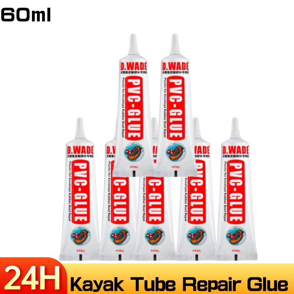 60ML PVC Adhesive Inflatable Boat Repair Glue SUP Repair Glue Tubes Inflatable Boat Paddle Board Kayak Tube Repair Glue 5/3/1pcs