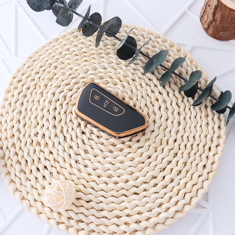 TPU Car Remote Key Case Cover for VW Volkswagen Golf 8 MK8 2020 for Skoda Octavia for Seat Keyless Protector Shell Accessories