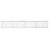Gabion Basket with Lid 400 X 50 X 50 Cm Galvanized Iron