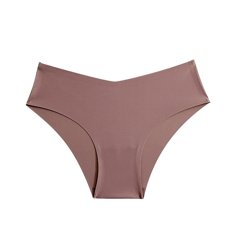 FINETOO Seamless Panties Women Sexy V Waist Briefs M-2XL Plus Size Underwear Comfortable Ladies Underpants Lingerie