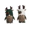 Reusable Antlers Knitted Doll Cute Christmas Dwarf Doll Creative Forest Faceless Doll  Friends