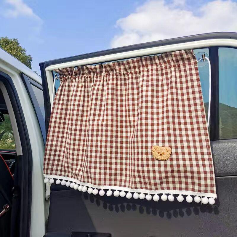 Parasol Universal para Ventana Trasera de Coche para Bebé - Cortina con Ventosa