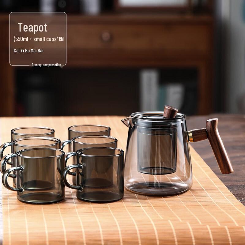 ZISIZ Glass Boiling Tea Pot