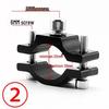 Adjustable Motorcycle Spotlight Fork Clamp Bracket - Aluminum Alloy Bar Guard