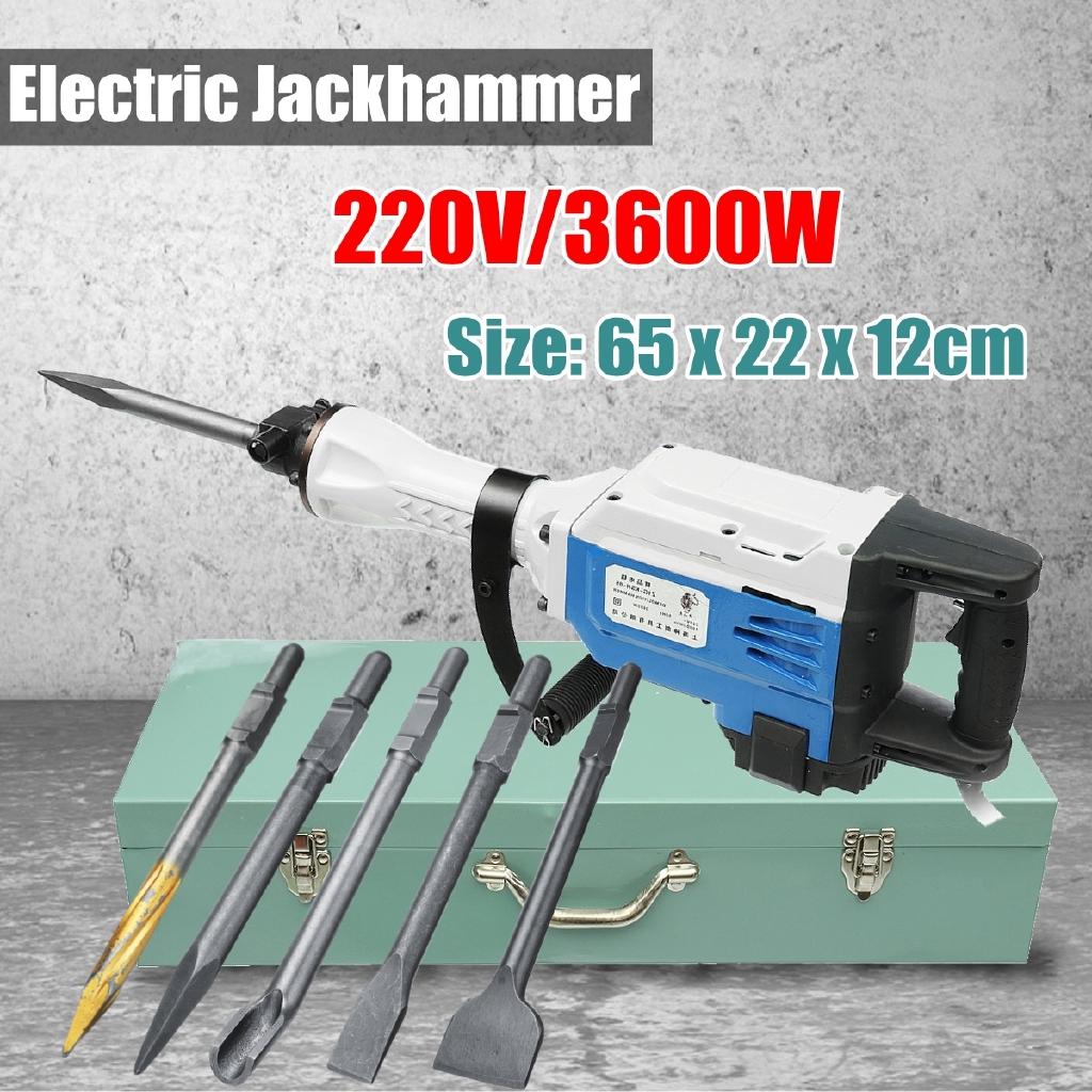 95/65 Thread/U-type/75mm Flat/ordinary Flat/sharp-chisel Drill Chisel Demolition Hammer Concrete Breaker Jackhammer 30*400mm