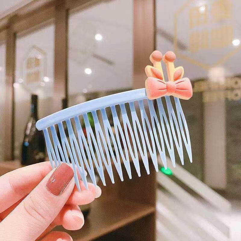 Mode Kinder Haarnadel Kleine Mädchen Pony Gebrochenes Haar Haarnadeln Mädchen Candy Farbe Süße Nette Einsatz Kamm Frauen Haar Zubehör