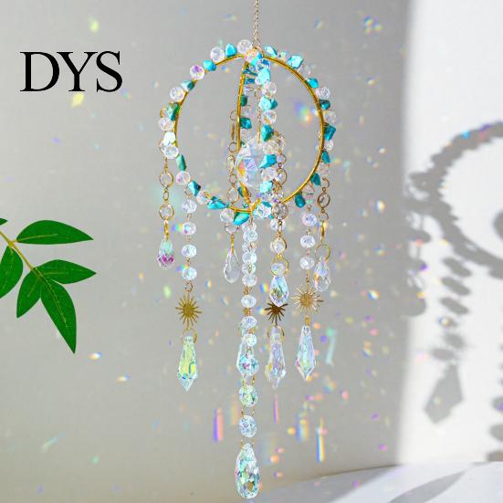 Unique Housewarming Gift Crystal Suncatcher Hanging, Ball Prism Rainbow Maker Pendant Sparkling for Garden Patio Backyard Car Home Indoor Outdoor
