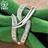 New 925 Sterling Silver Noble Shiny Elegant AAA Zircon Ring For Women Rings Fashion Party Birthday Banquet Wedding Charm Jewelry