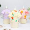 Pet Clothing Cartoon Animal Dog Clothing Printing T-shirt Thin Section Small Medium Dog Vest Short Sleeve  Clothing