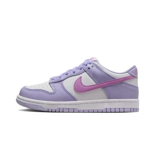 Nike Dunk Low GS Lilac Bloom Детские Подростковые Повседневные Женские Кроссовки HQ1185-161 EU 40 фиолетовый