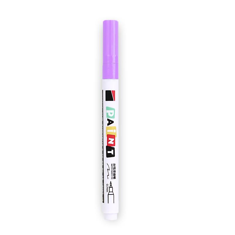 12Colors 0.7mm Ultra-Fine Paint Markers - Quick-Dry Pens for Model Kits,Canvas Art & Outlining | Waterproof, Fade-Proof
