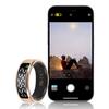 Fitness Tracker Ring mit Displaybildschirm Video Page Turner Kamerasteuerung 50 Meter Wasserdichtigkeit Sma