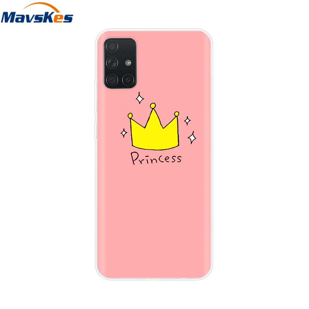 For Samsung Galaxy A51 Case Silicon Transparent Back Cover Phone Case for Samsung Galaxy A71 SM-A715F A515F A 51 71 Cover Fundas