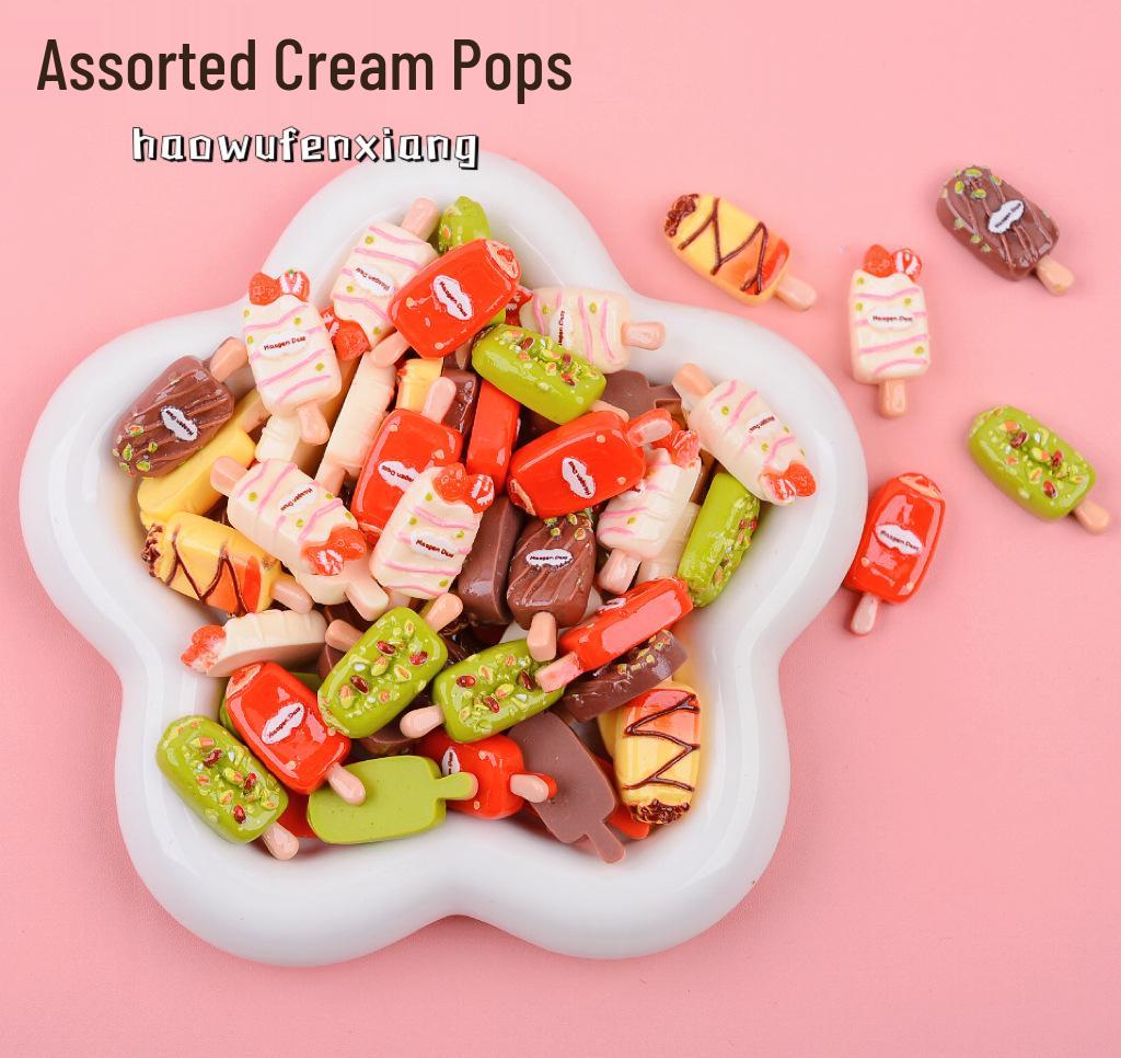 

Мини Красочный Эпоксидный Игрушечный Эскимо - Маленькая Миниатюрная Модель Эскимо