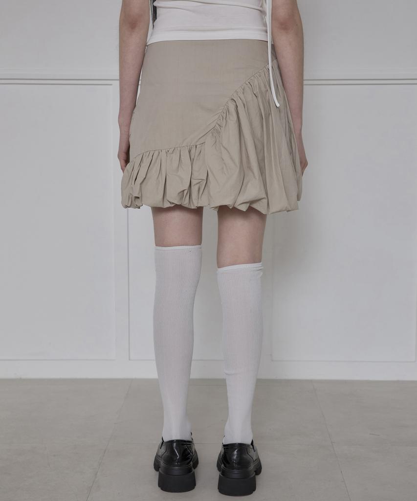 Peulleeoeob Lua Balloon Skirt (Fl-251_Beige)