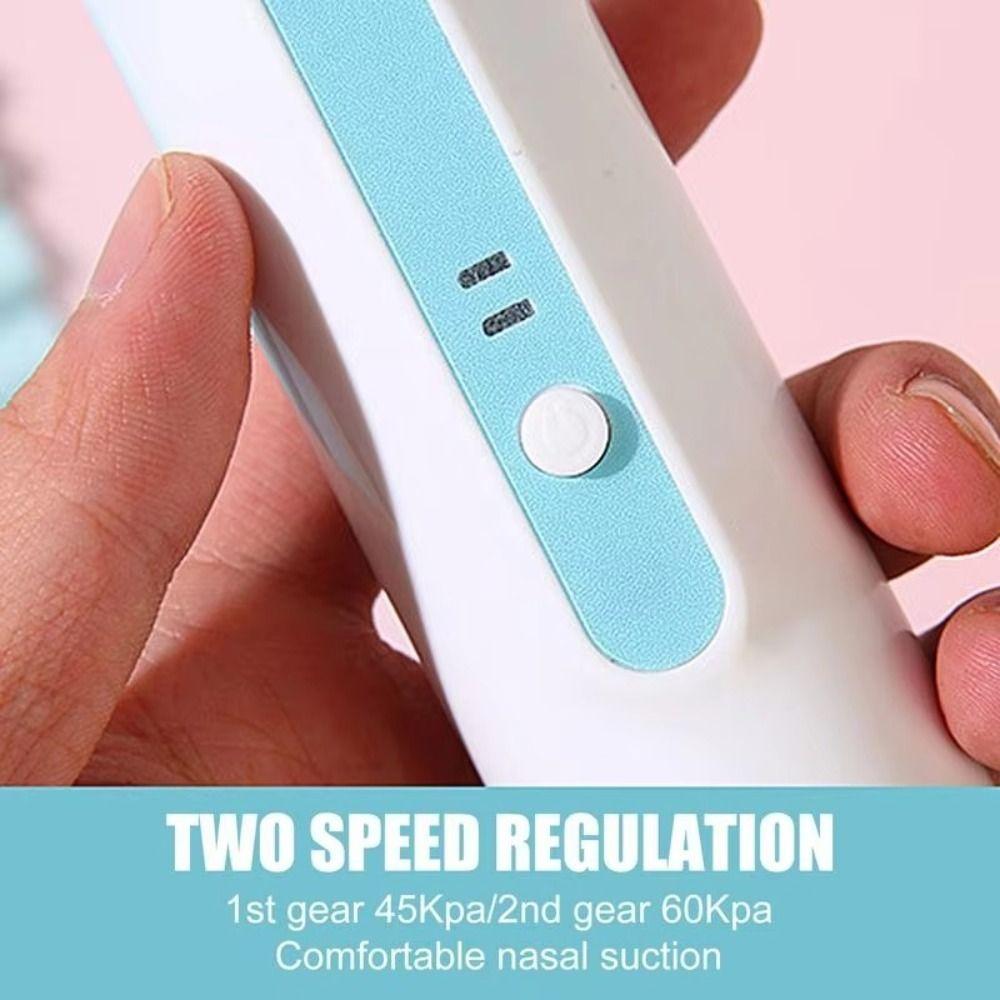 Silicone Baby Nose Sucker Adjustable Nose Cleaner Low Noise Baby Nose Cleaner