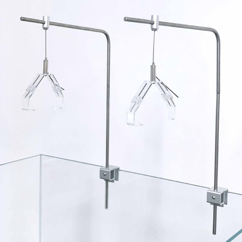Universal Fish Tanks Lamp Mounting Frame Simple Installation Durability Aluminum Aquariums Light Support