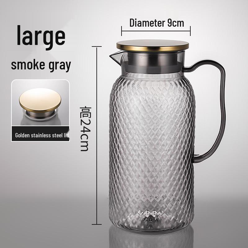 High-Temperature Resistant Acrylic Juice Jug - Plastic Fruit Beverage Kettle for Restaurants & Bars