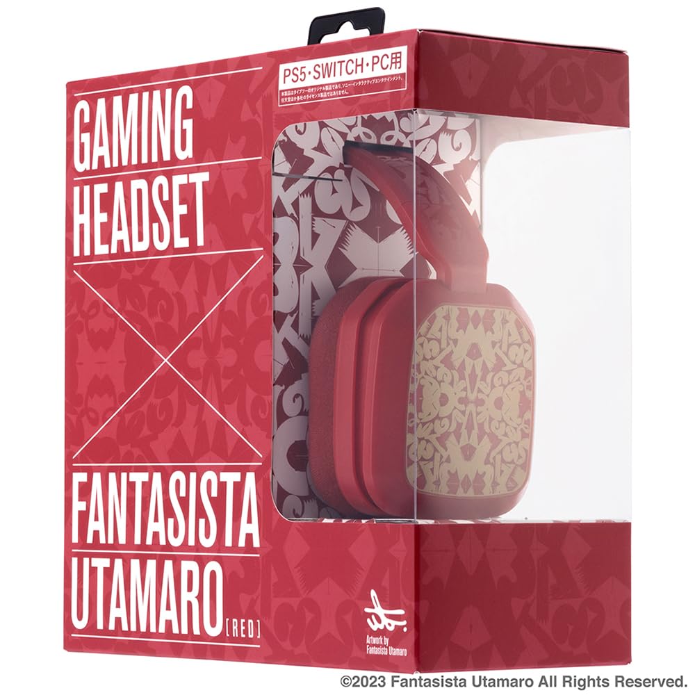 

GAMING HEADSET FANTASISTA UTAMARO RED PS5 Switch × -