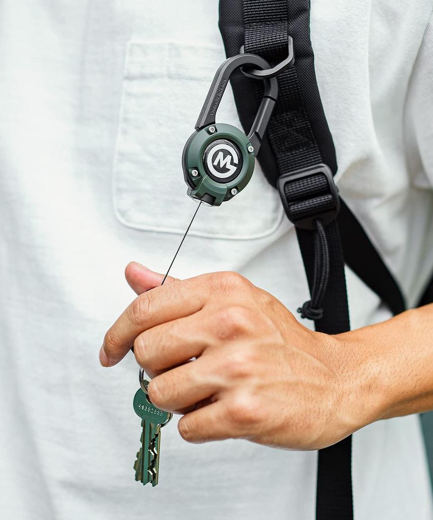 GORDON MILLER Naviják na šňůru Mag Reel 360 s karabinou Venkovní kojotově béžový 1663889