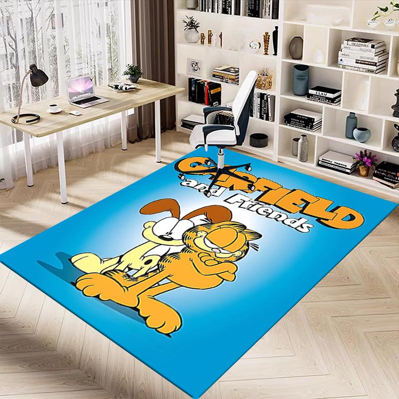 1pc Garfields Playful Pals Carpet for Playroom Bedroom Living Room Sofa Home Decor,kids Game Area Rug Non-slip Floor Mat Y72335