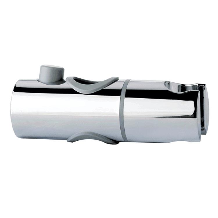 ABS Plastic Polished Chrome Plated Shower Rail Head Slider Adjustable Shower Holder Bracket for Bathroom Use Manufactured Shower