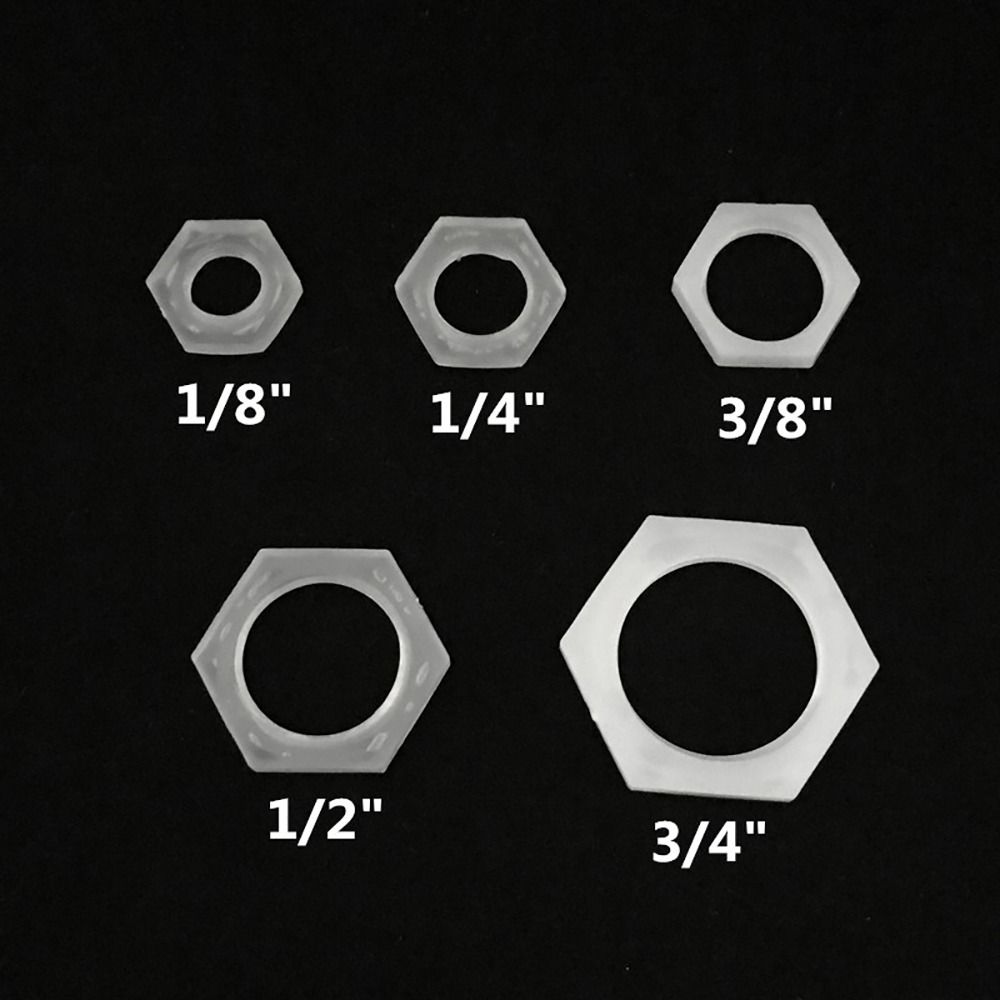 10Pcs M6-G1/2 To 2.4-11.1mm Pagoda Elbow Connector PP PE Plastic Water Hose Joint Soft Irrigation Hose Fittings
