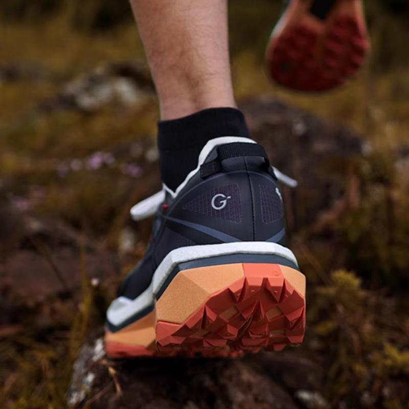 New Anta Cushioned Wear Resistant Breathable Rebound Low Top Running Shoes Men's Black White 112416602A-1